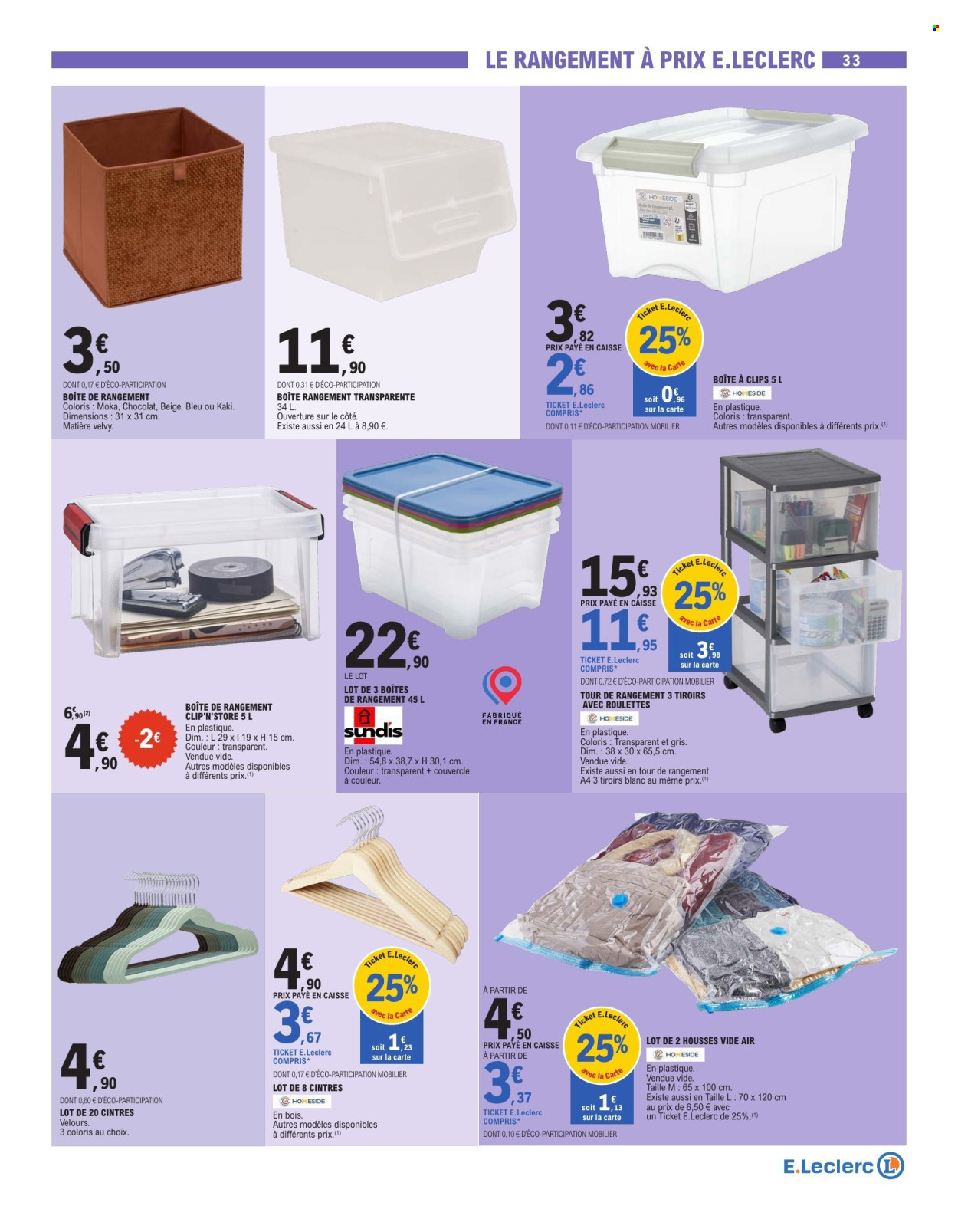 Catalogue E.Leclerc - 25/08/2026 - 05/09/2026. Page 33