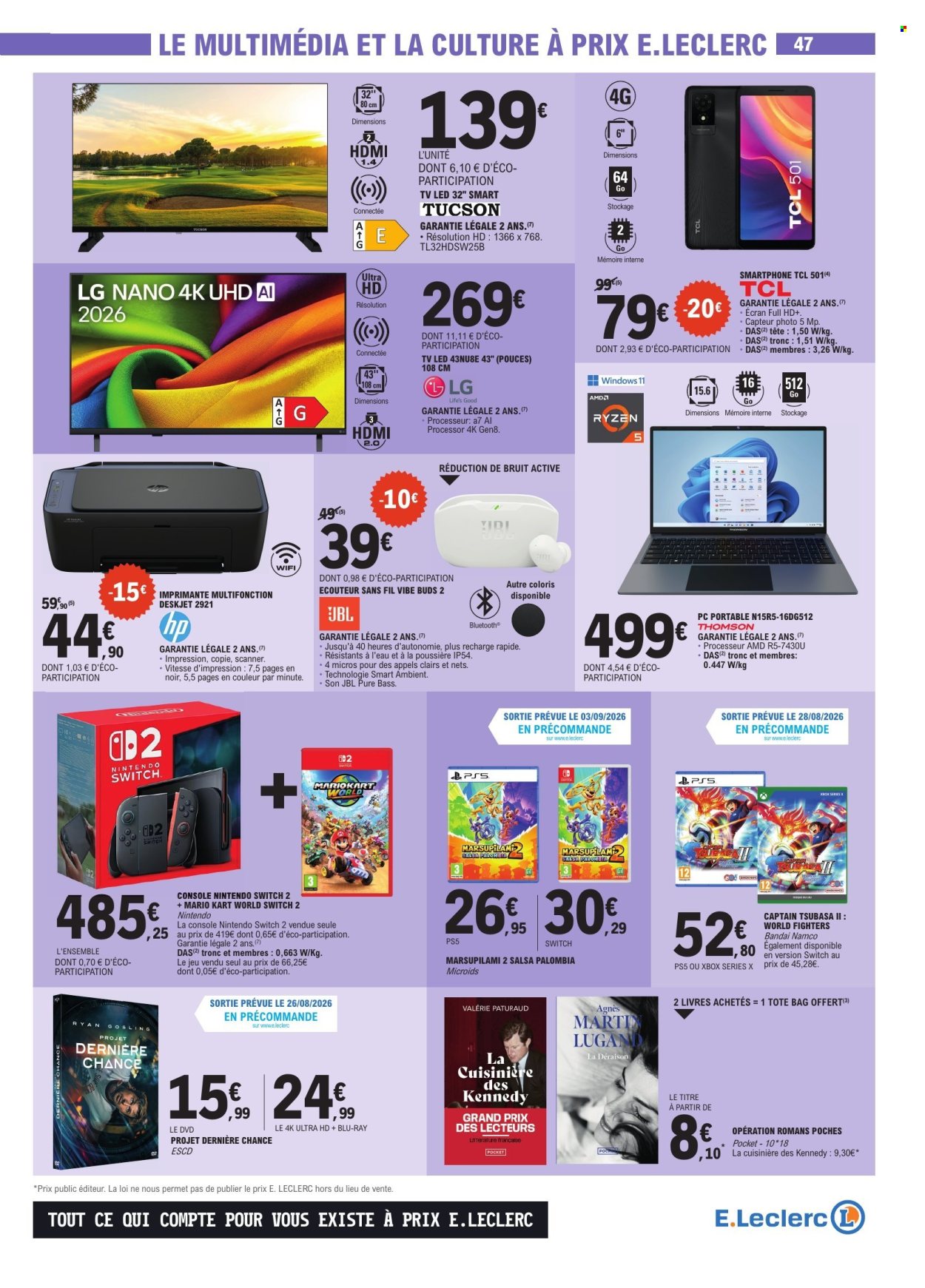 Catalogue E.Leclerc - 25/08/2026 - 05/09/2026. Page 47