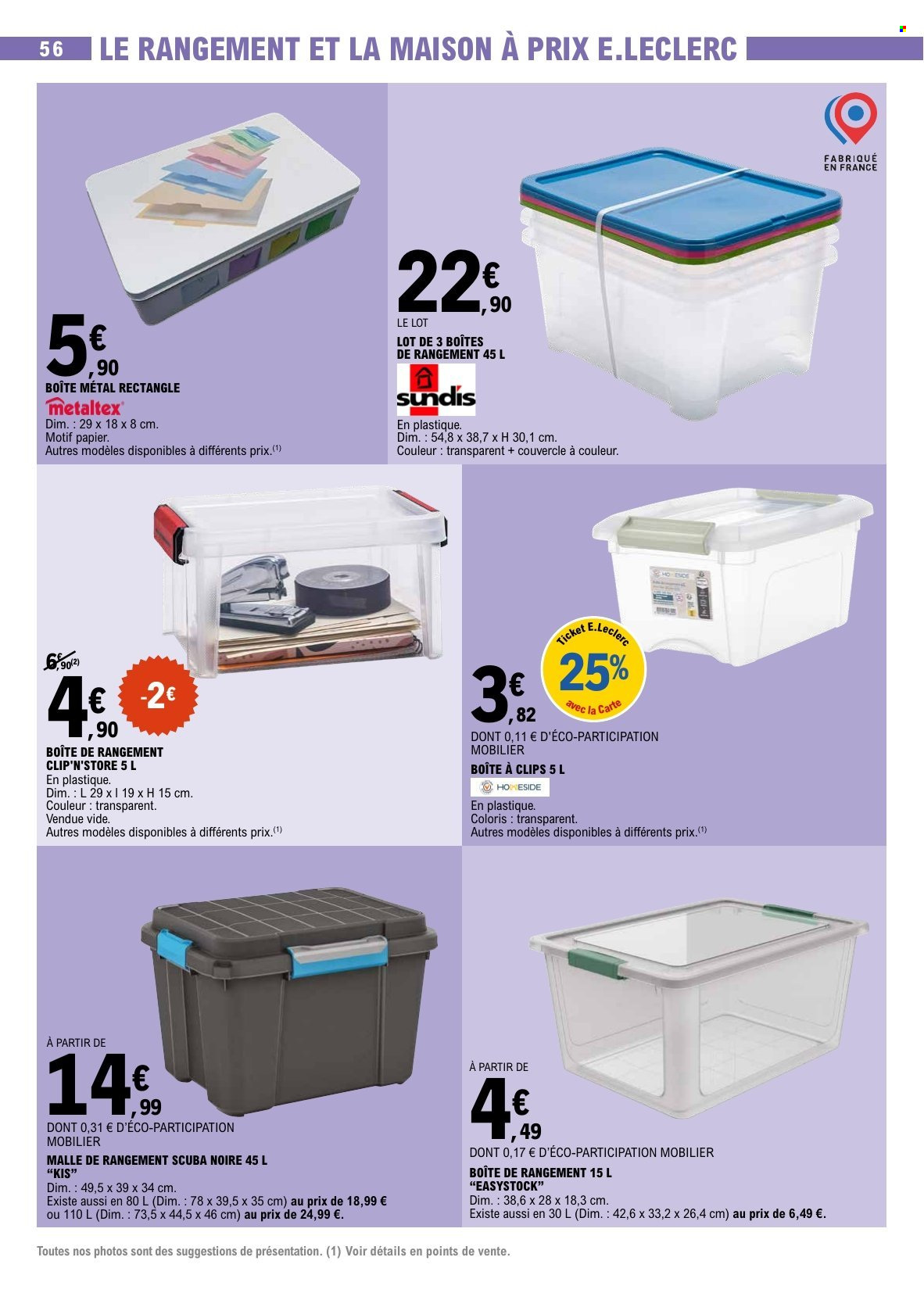 Catalogue E.Leclerc - 25/08/2026 - 05/09/2026. Page 56