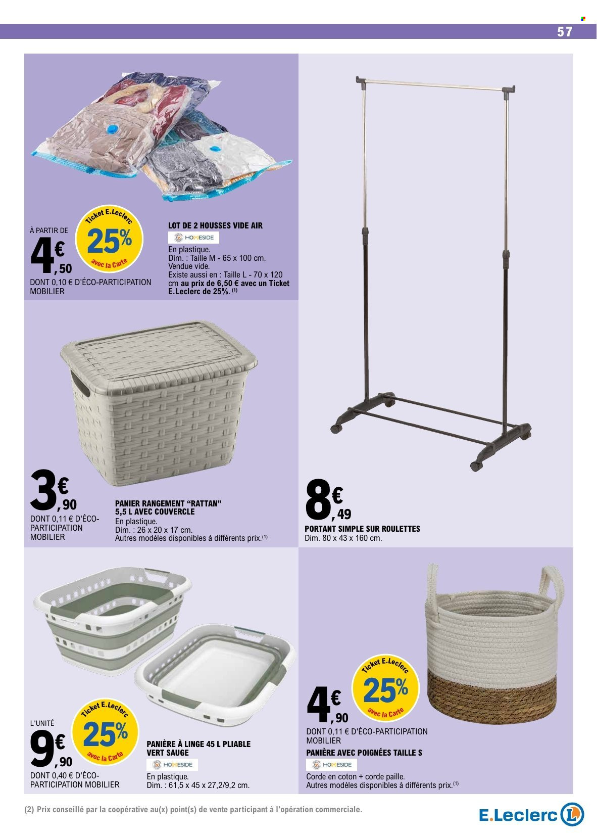 Catalogue E.Leclerc - 25/08/2026 - 05/09/2026. Page 57