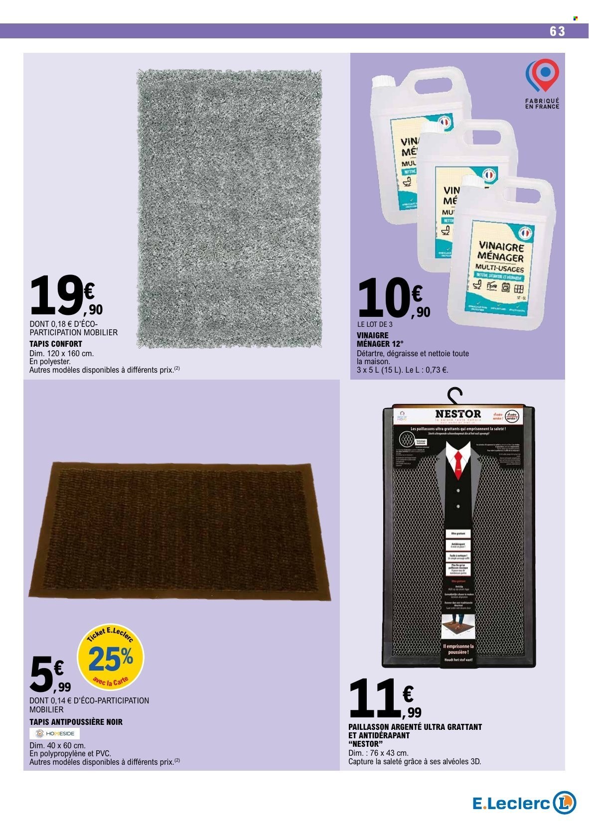 Catalogue E.Leclerc - 25/08/2026 - 05/09/2026. Page 63
