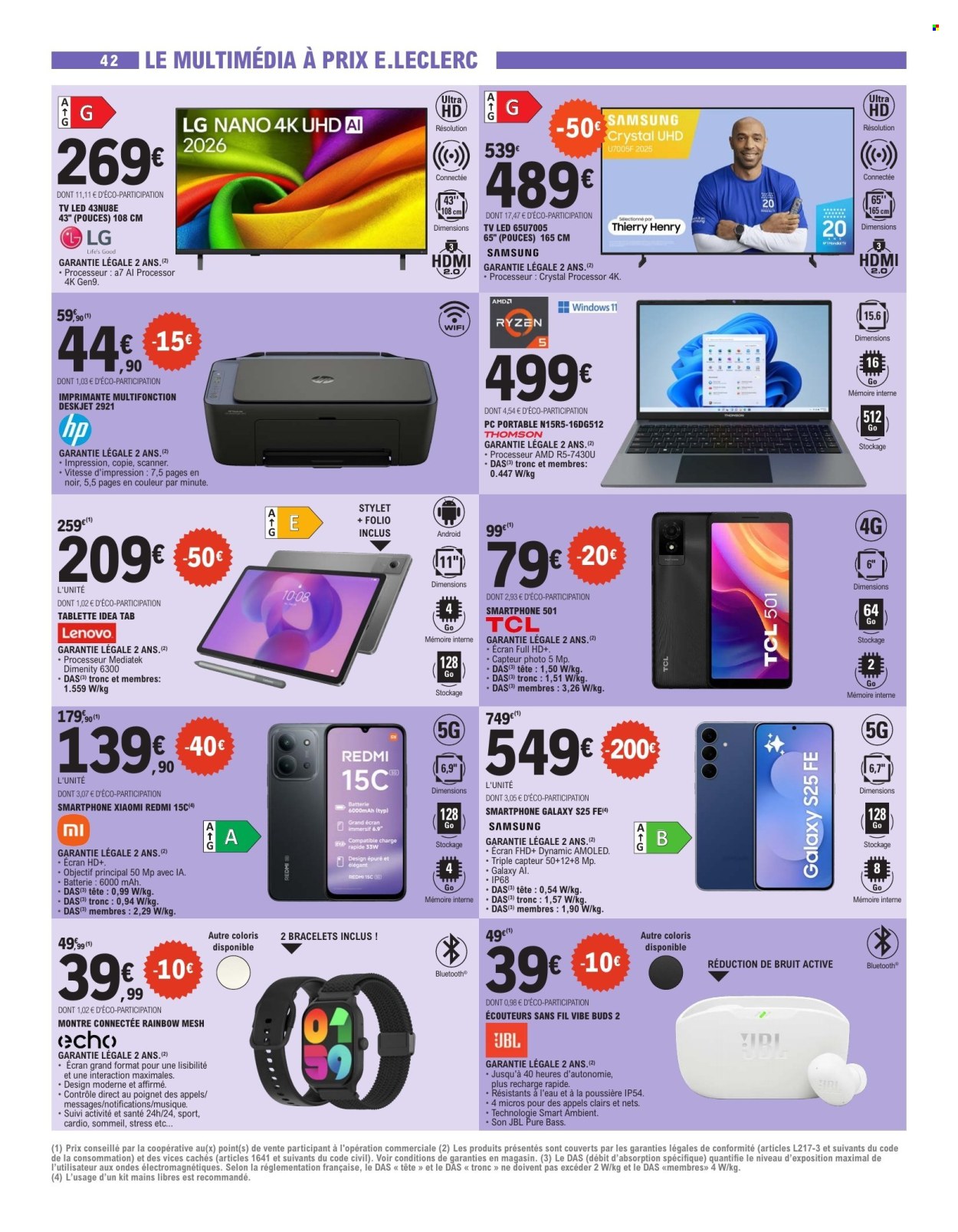 Catalogue E.Leclerc - 25/08/2026 - 05/09/2026. Page 42