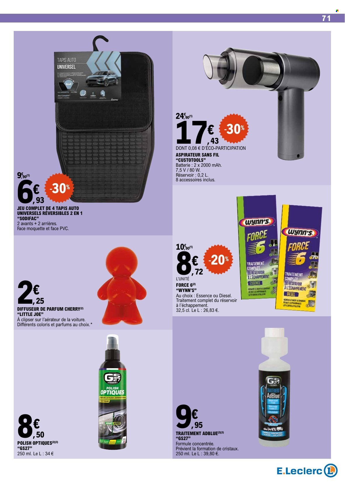 Catalogue E.Leclerc - 25/08/2026 - 05/09/2026. Page 71