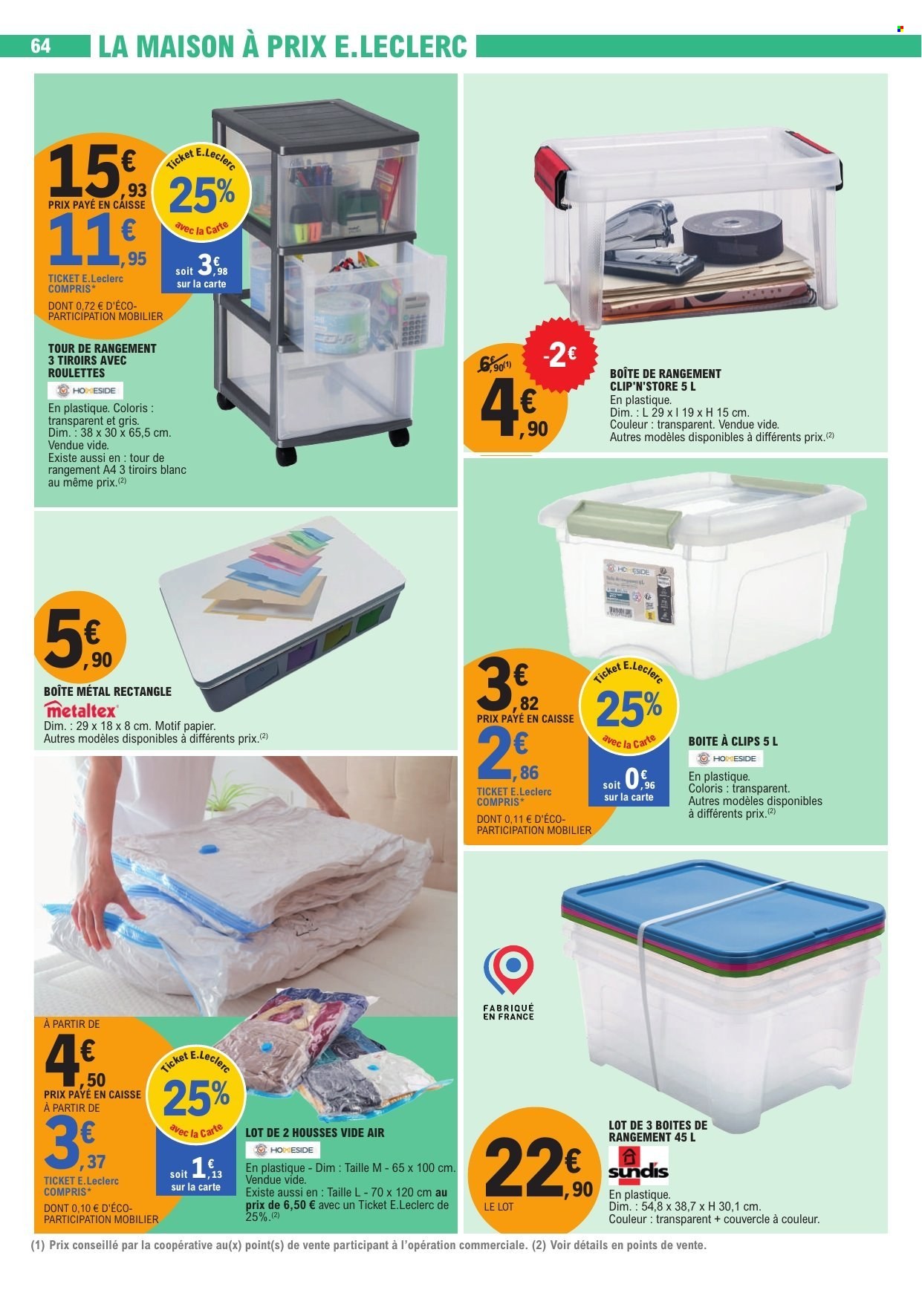 Catalogue E.Leclerc - 25/08/2026 - 05/09/2026. Page 64