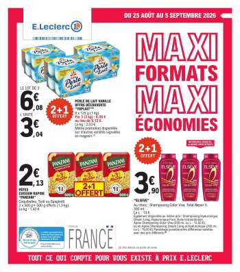 Catalogue E.Leclerc - 25/08/2026 - 05/09/2026.
