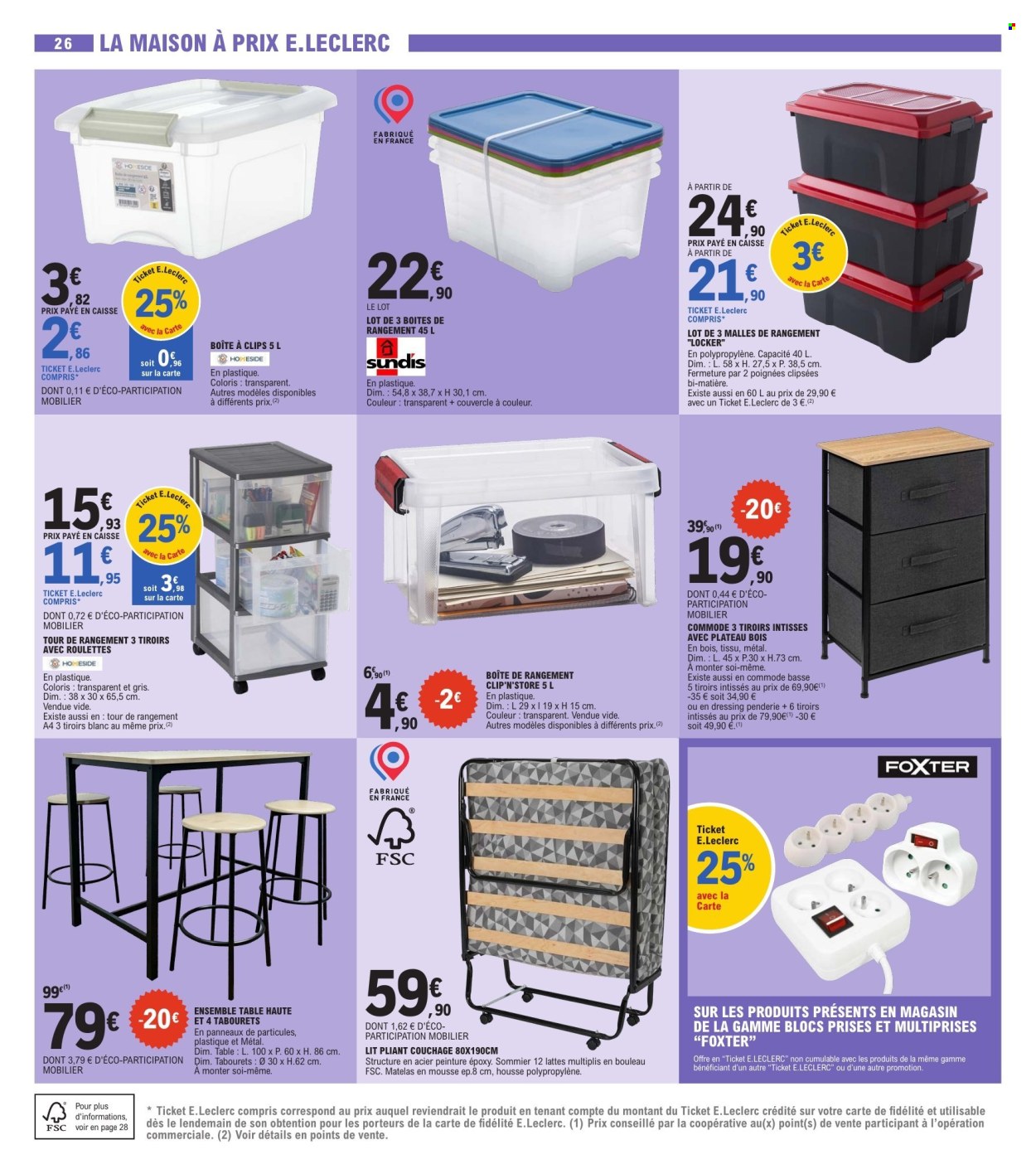 Catalogue E.Leclerc - 25/08/2026 - 05/09/2026. Page 26