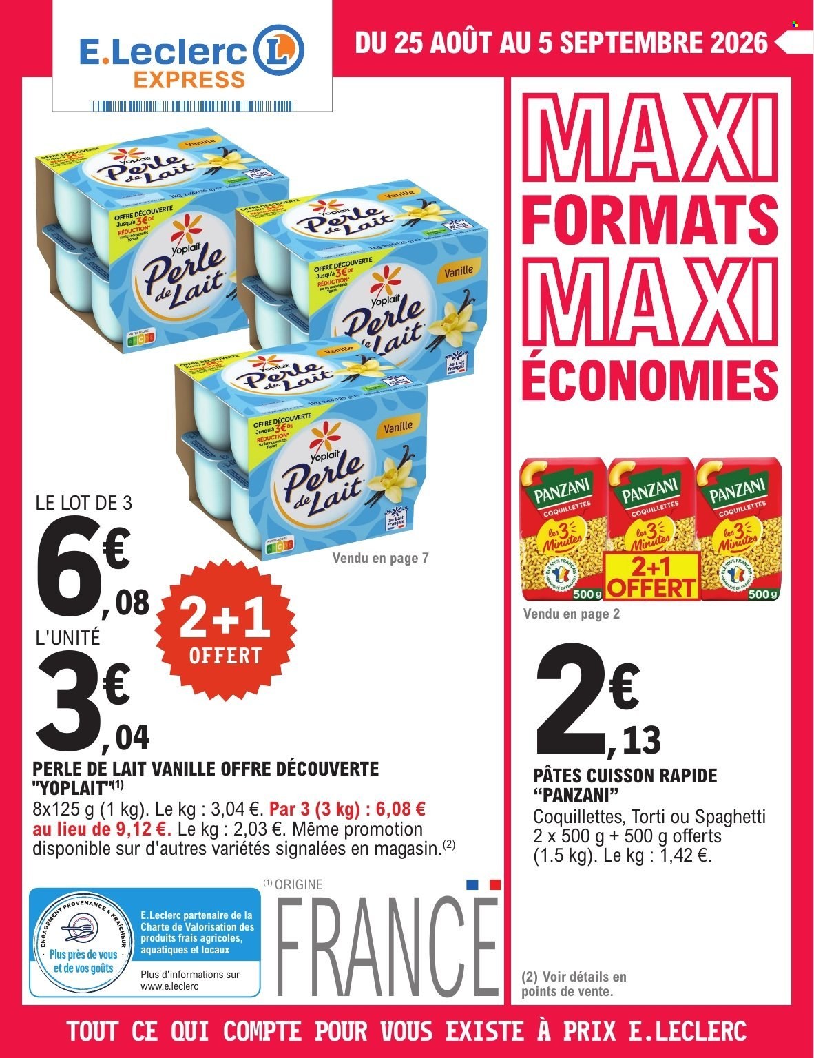 Catalogue E.Leclerc - 25/08/2026 - 05/09/2026. Page 1