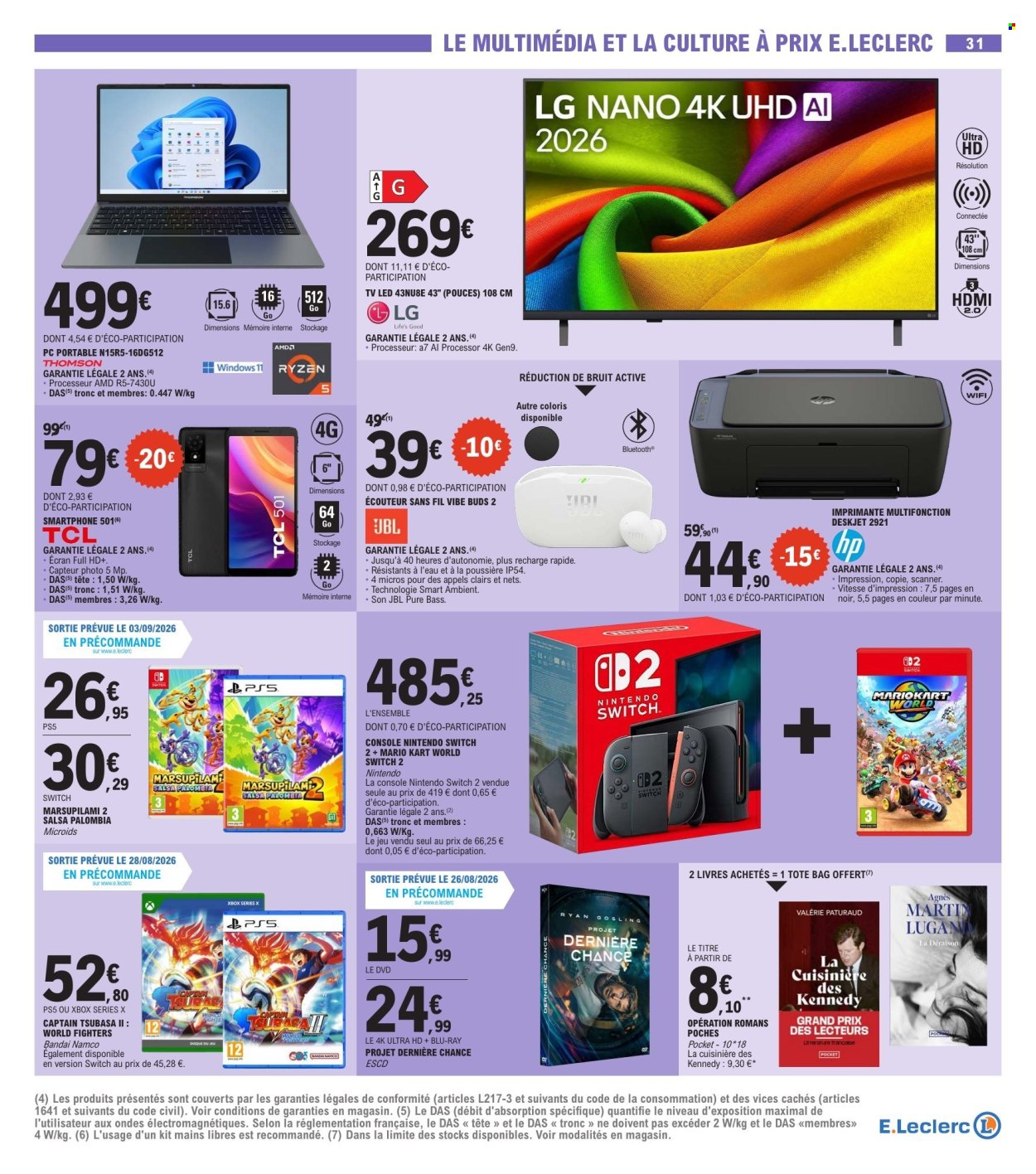 Catalogue E.Leclerc - 25/08/2026 - 05/09/2026. Page 31
