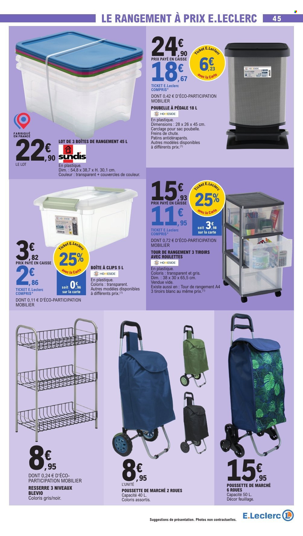 Catalogue E.Leclerc - 25/08/2026 - 05/09/2026. Page 45