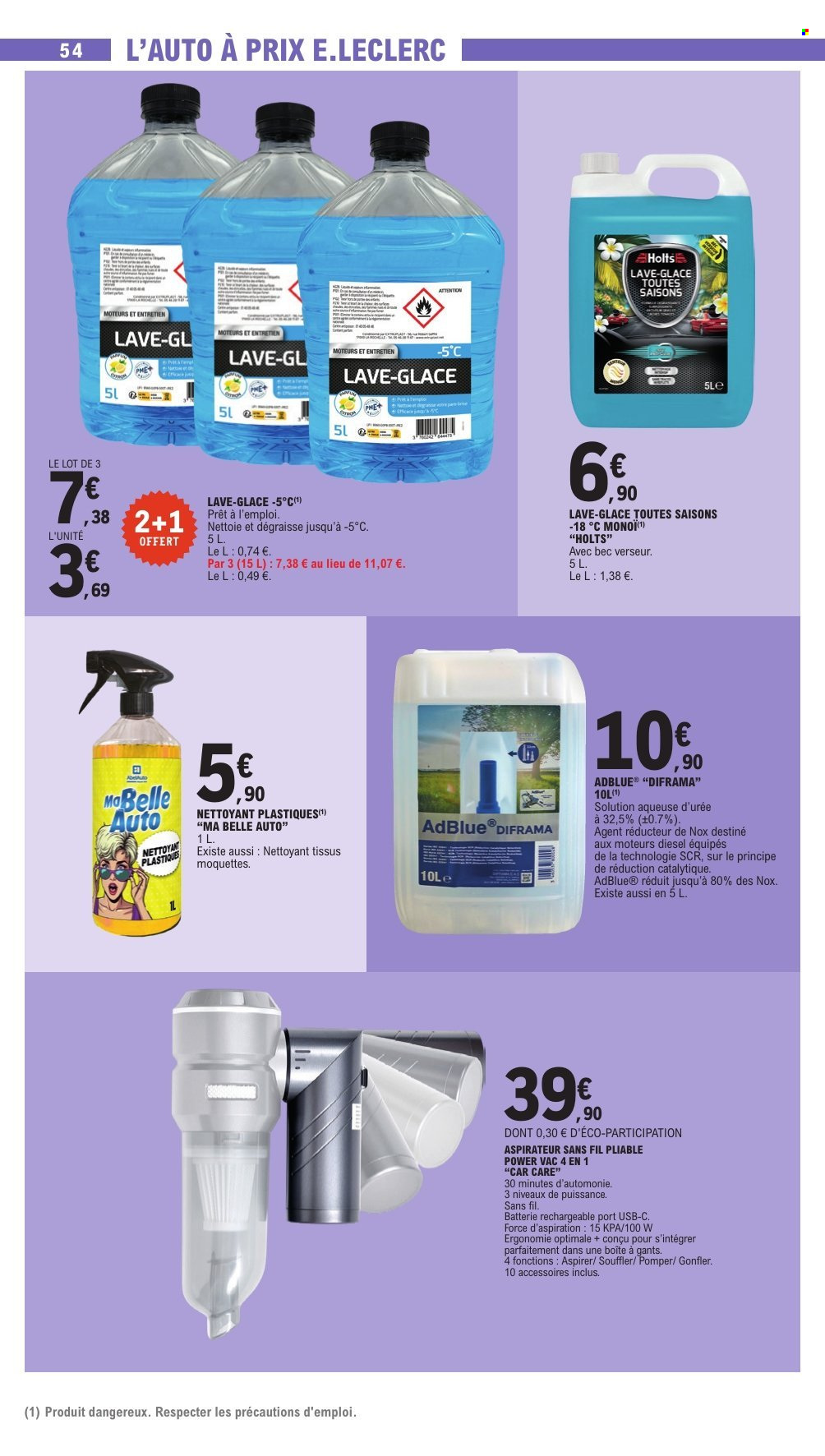 Catalogue E.Leclerc - 25/08/2026 - 05/09/2026. Page 54