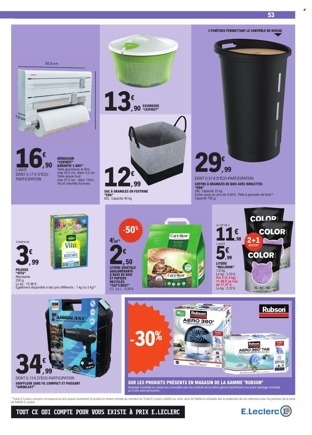 Catalogue E.Leclerc - 25/08/2026 - 05/09/2026. Page 53