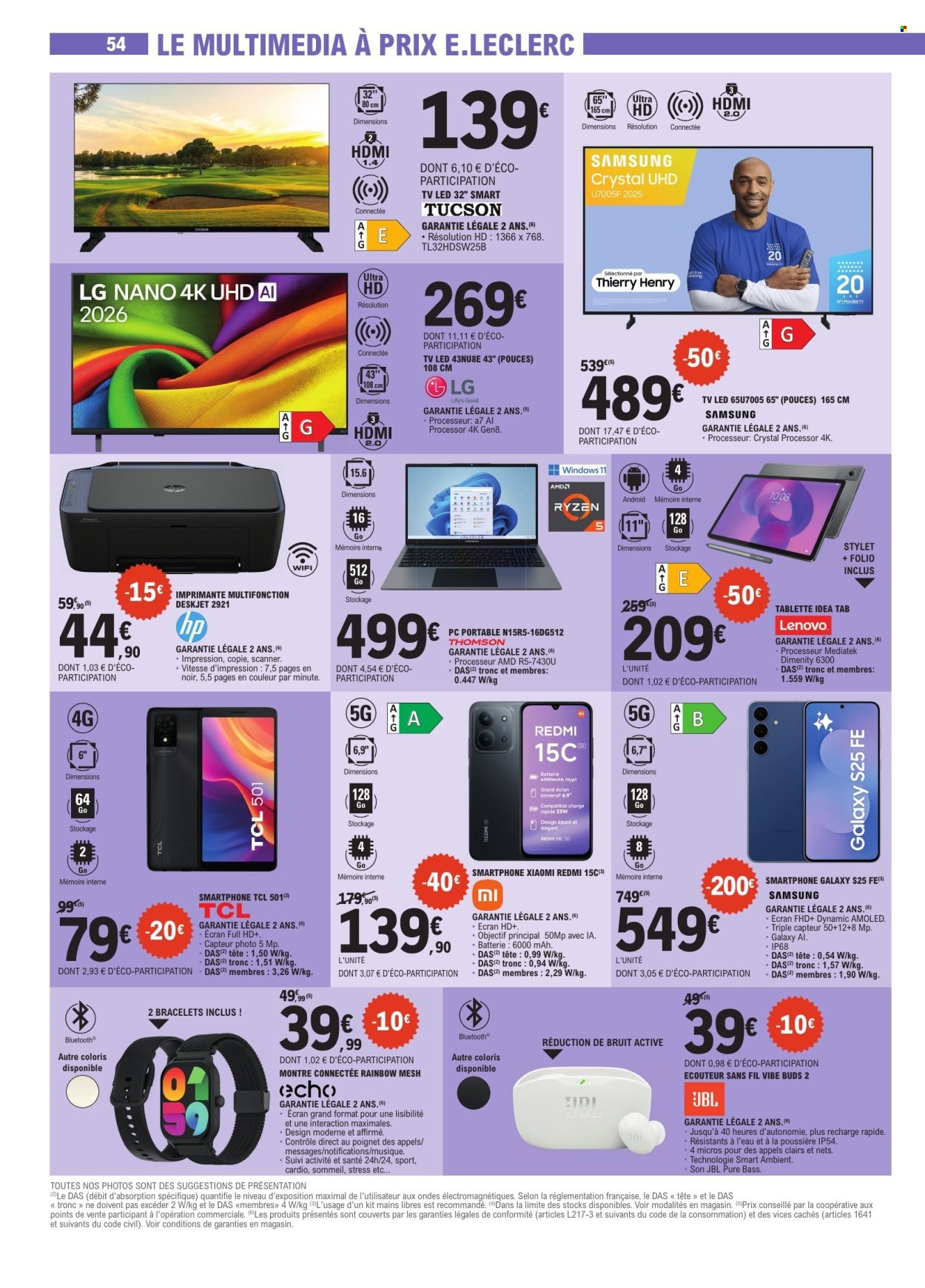 Catalogue E.Leclerc - 25/08/2026 - 05/09/2026. Page 54