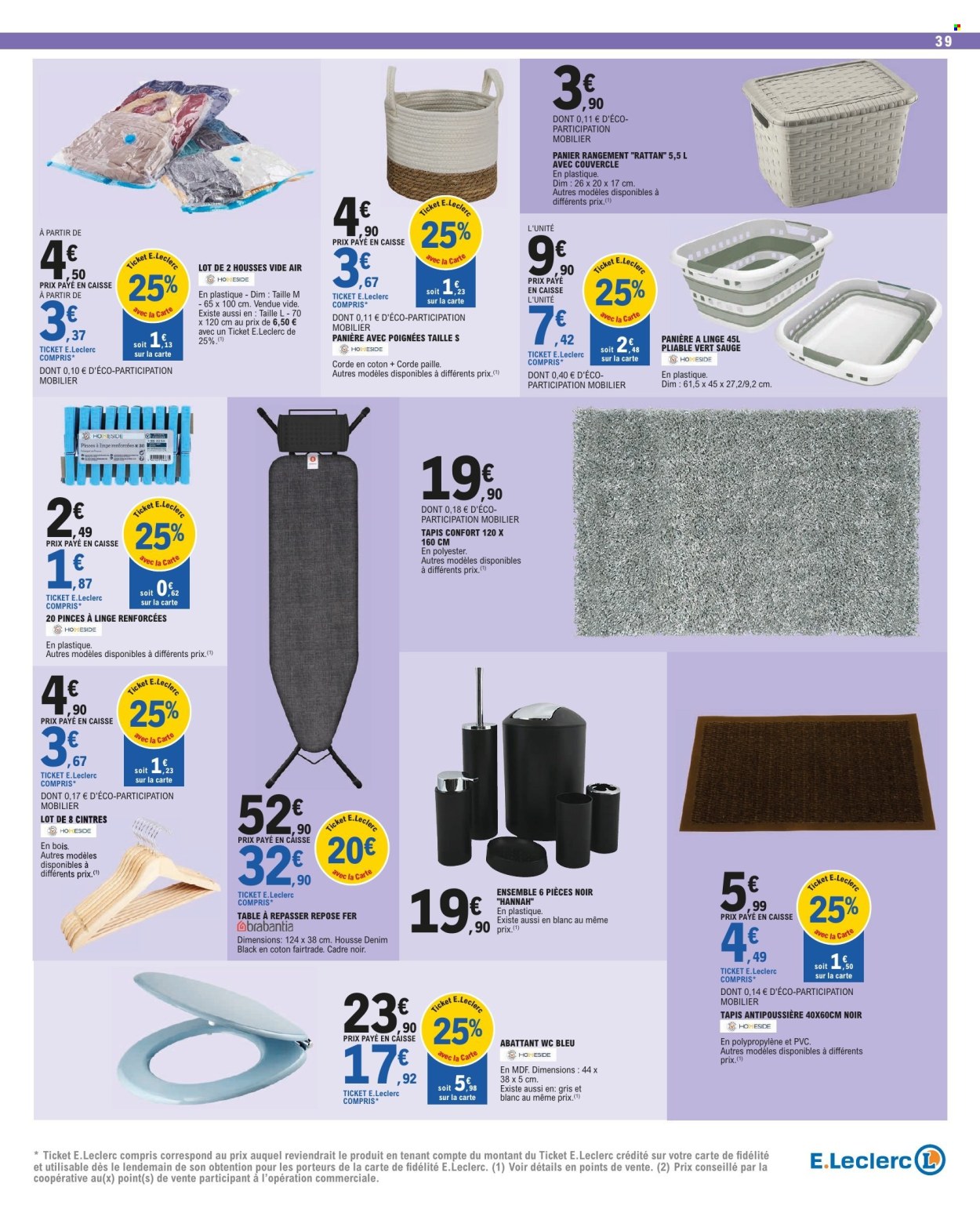 Catalogue E.Leclerc - 25/08/2026 - 05/09/2026. Page 39