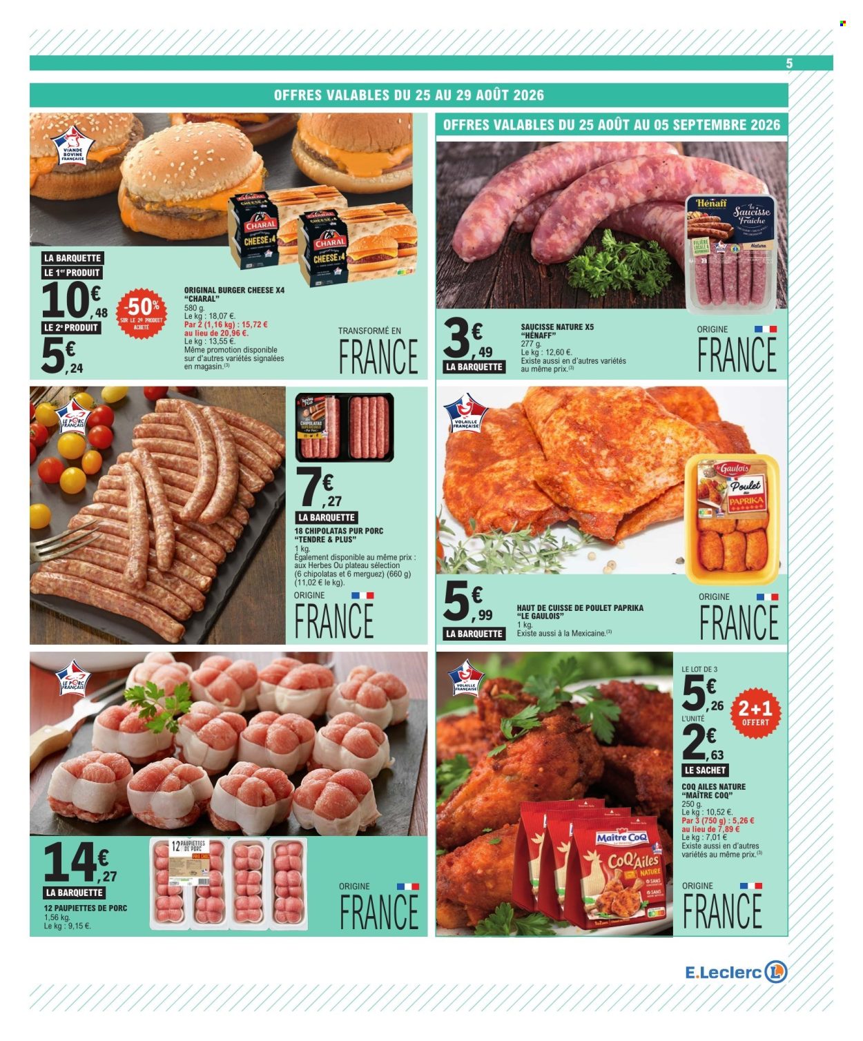 Catalogue E.Leclerc - 25/08/2026 - 05/09/2026. Page 5