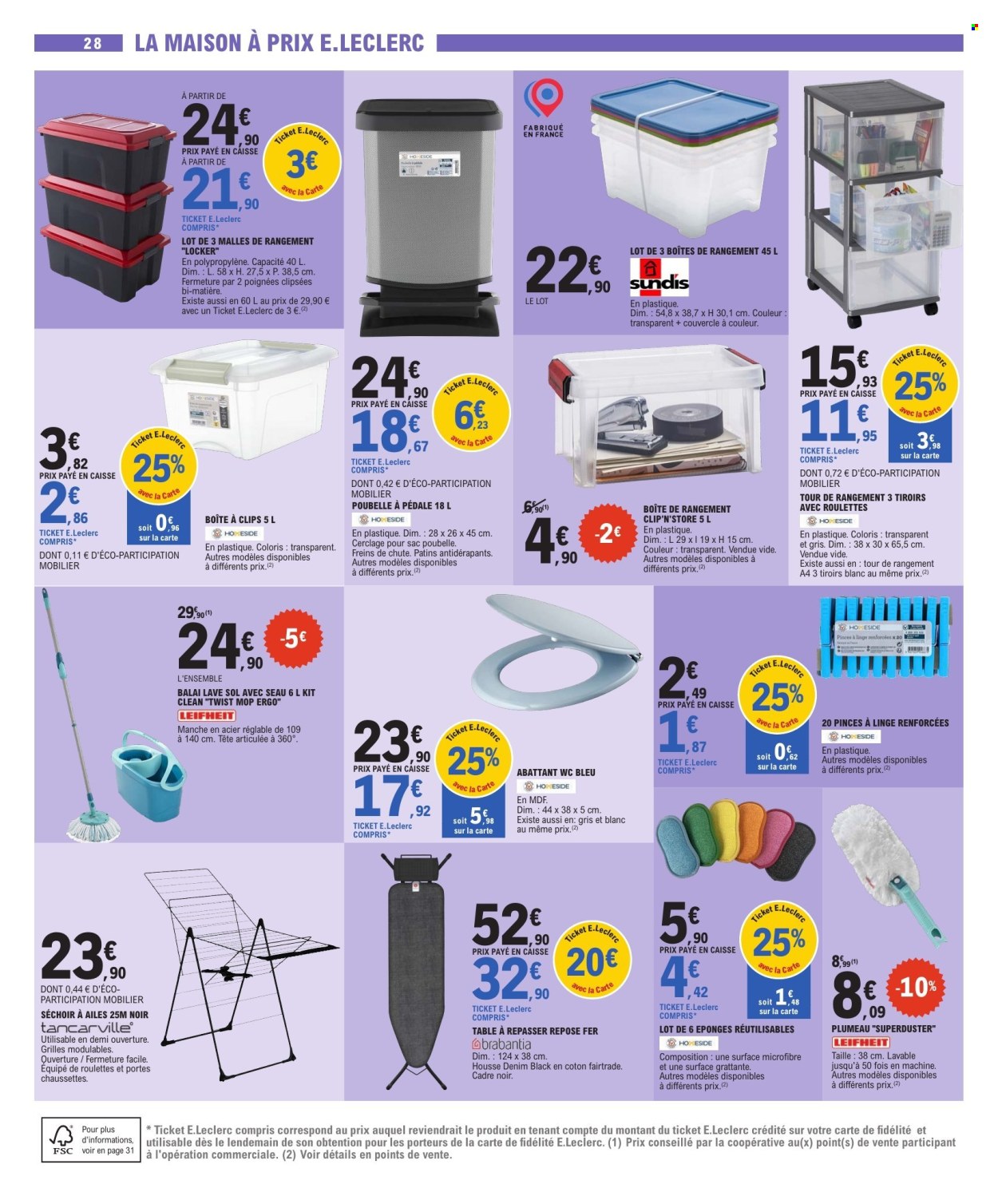Catalogue E.Leclerc - 25/08/2026 - 05/09/2026. Page 28