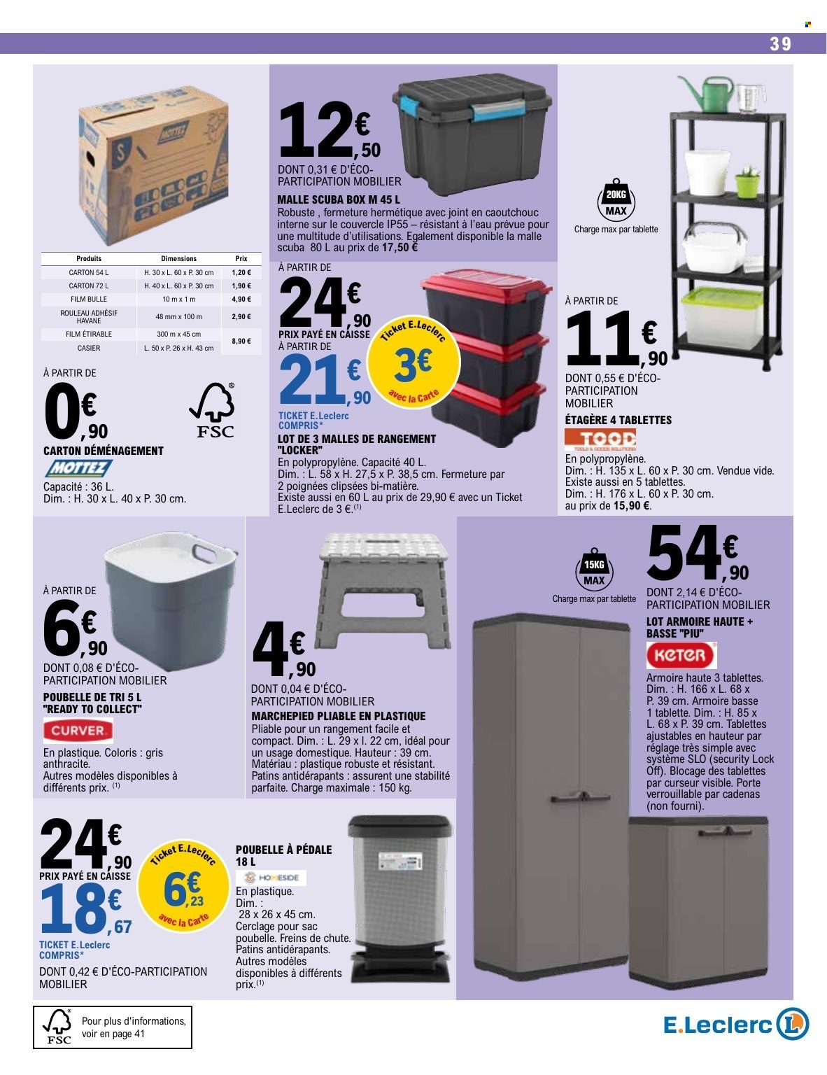 Catalogue E.Leclerc - 25/08/2026 - 05/09/2026. Page 39