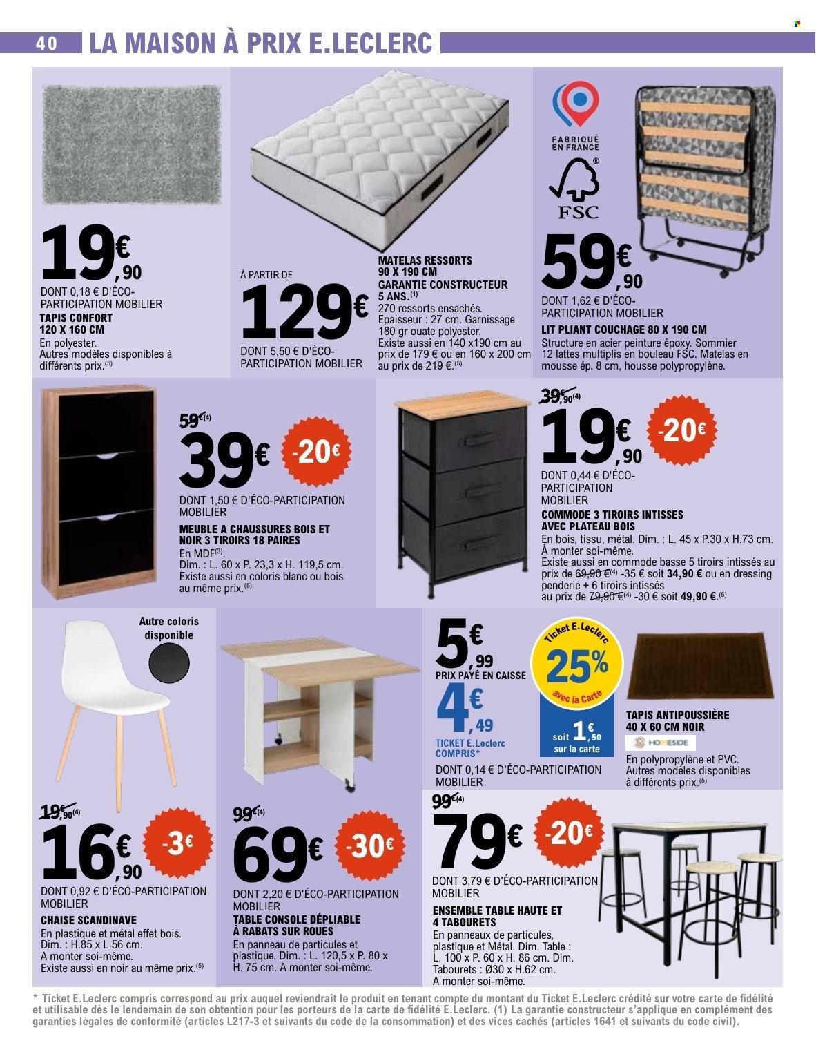 Catalogue E.Leclerc - 25/08/2026 - 05/09/2026. Page 40