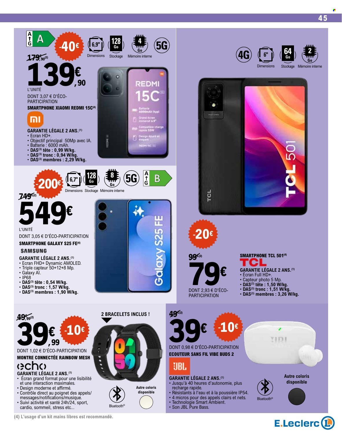 Catalogue E.Leclerc - 25/08/2026 - 05/09/2026. Page 45