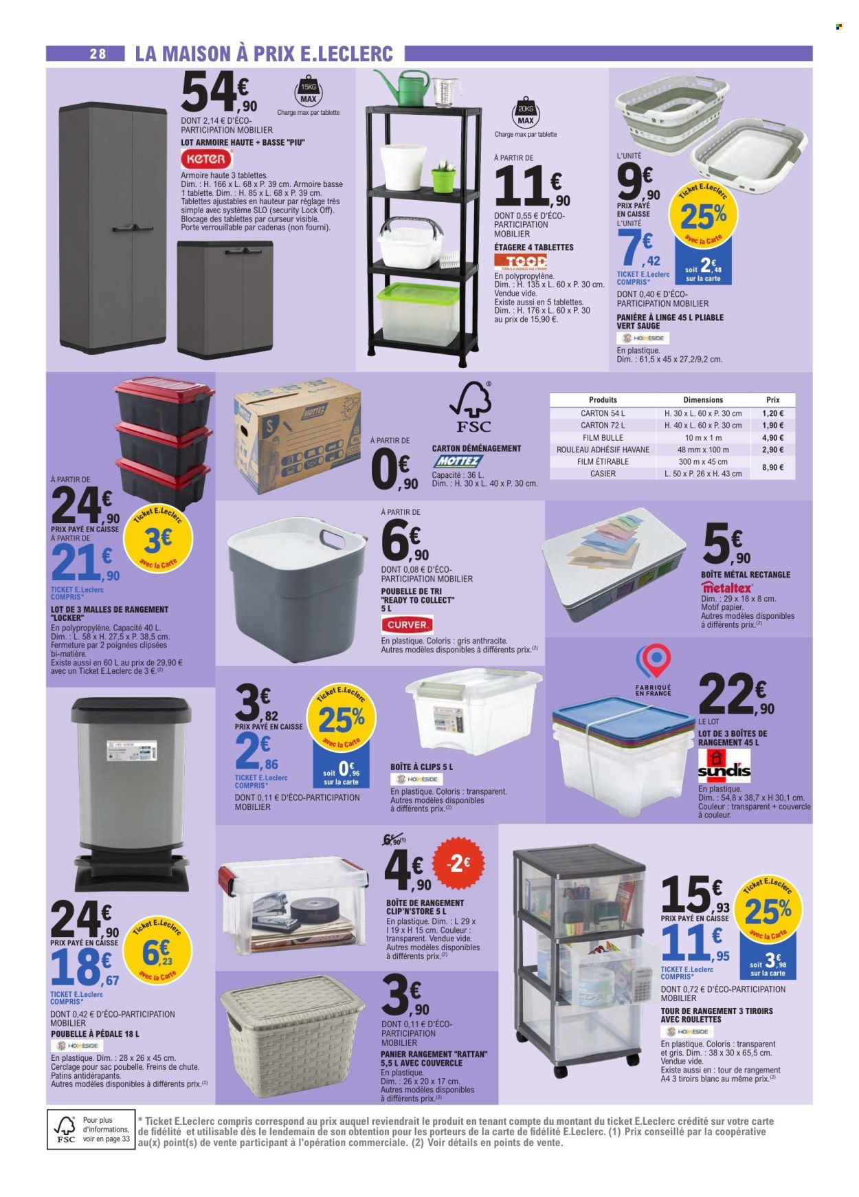 Catalogue E.Leclerc - 25/08/2026 - 05/09/2026. Page 28