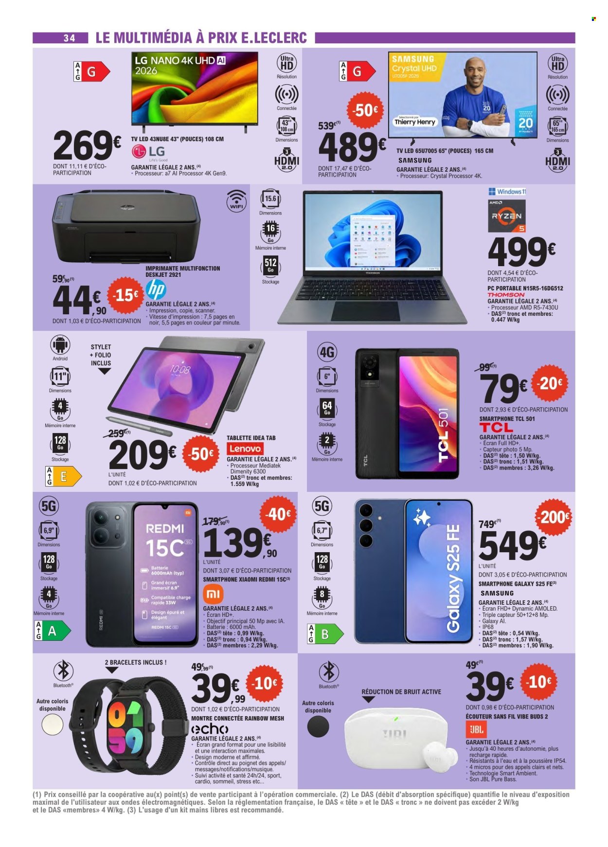 Catalogue E.Leclerc - 25/08/2026 - 05/09/2026. Page 34