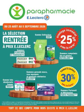 Catalogue E.Leclerc - 25/08/2026 - 05/09/2026.