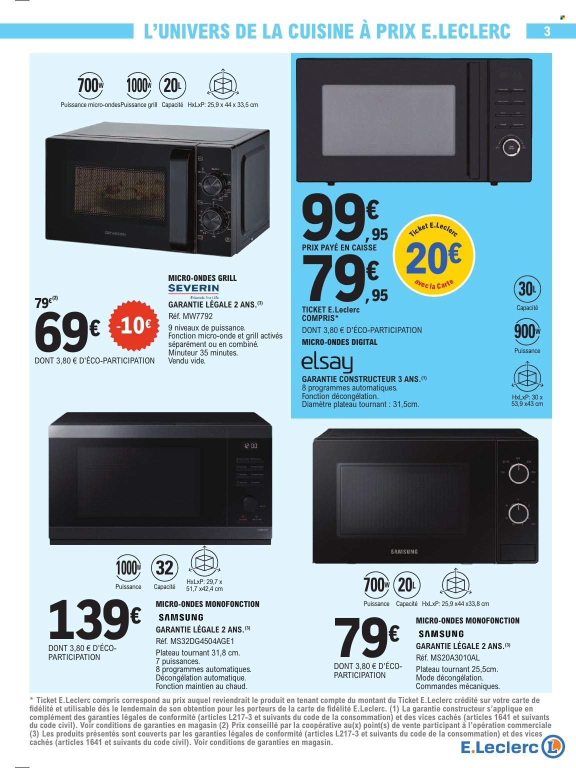 Catalogue E.Leclerc - 25/08/2026 - 05/09/2026. Page 3