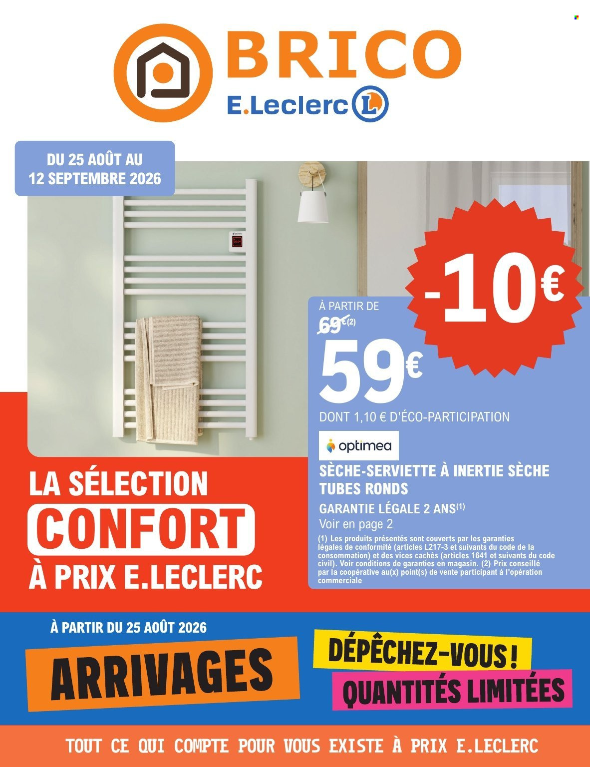 Catalogue E.Leclerc - 25/08/2026 - 12/09/2026. Page 1