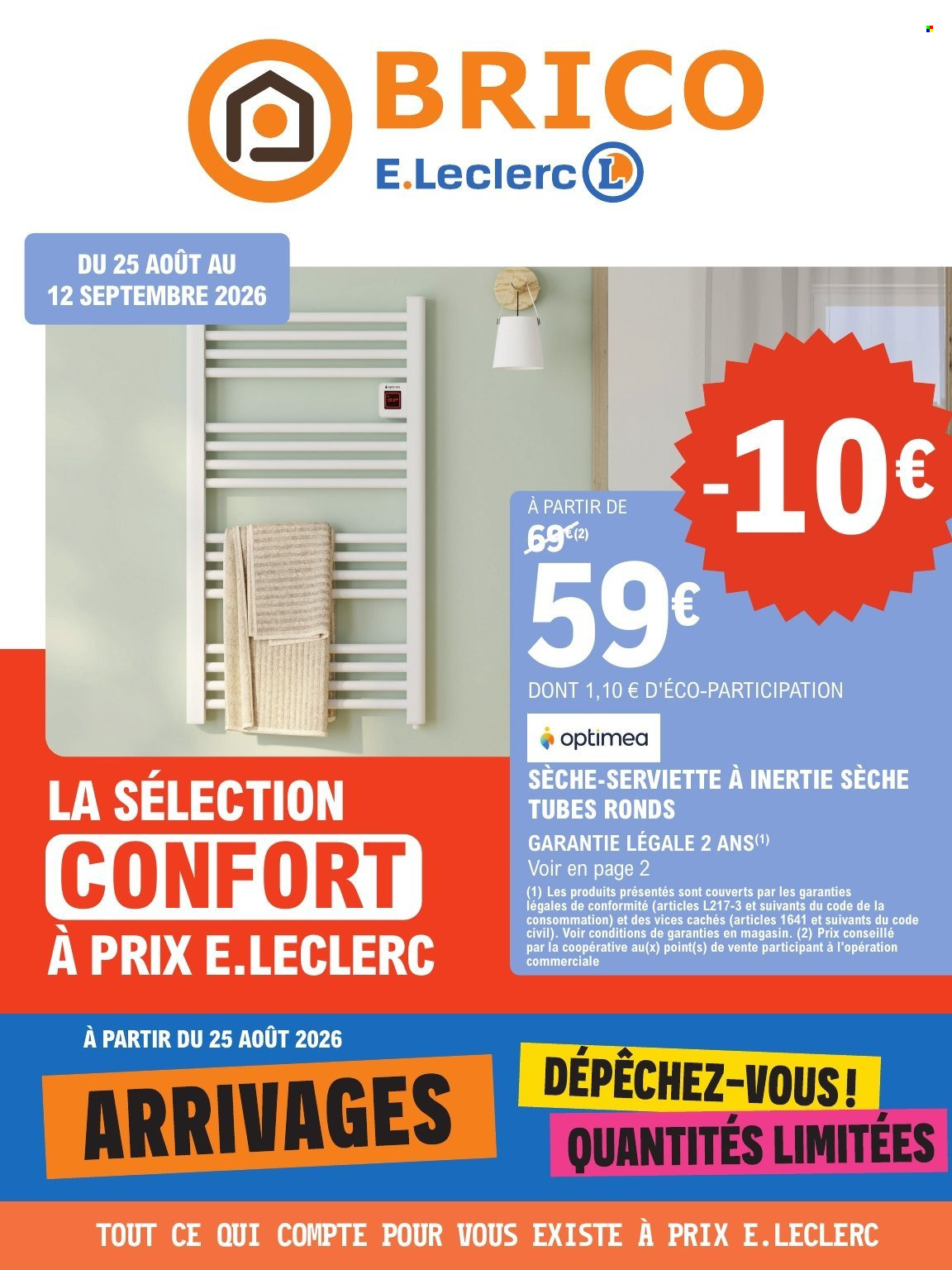 Catalogue E.Leclerc - 25/08/2026 - 12/09/2026. Page 1