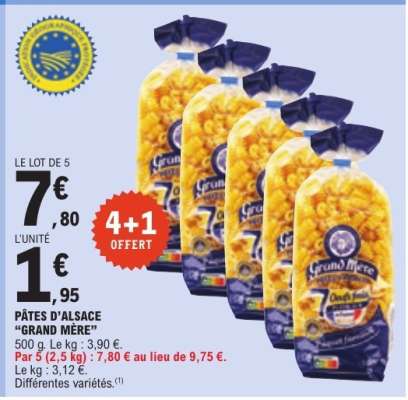 PÂTES D'ALSACE "GRAND MERE"