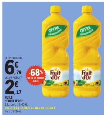 Huile Fruit D'or