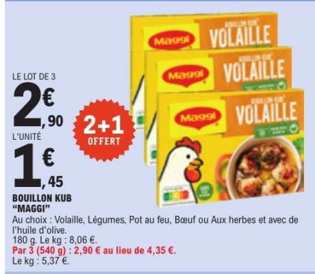 Bouillon Kub "Maggi"