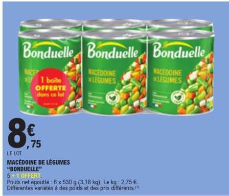 Macédoine De Légumes Bonduelle