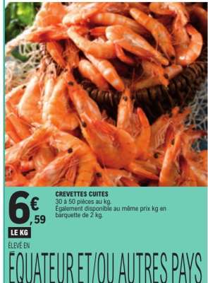 CREVETTES CUITES