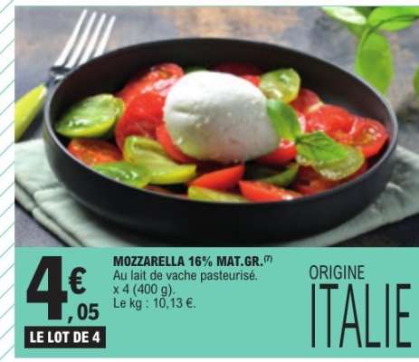 MOZZARELLA 16% MAT.GR.