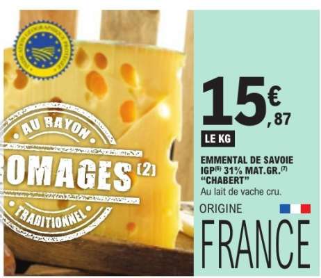 Emmental De Savoie Igp