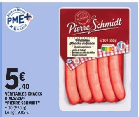 VÉRITABLES KNACKS D'ALSACE "PIERRE SCHMIDT"