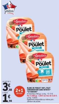 Blanc de Poulet 100% Filet