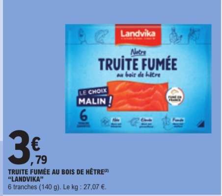 TRUITE FUMÉE AU BOIS DE HÊTRE