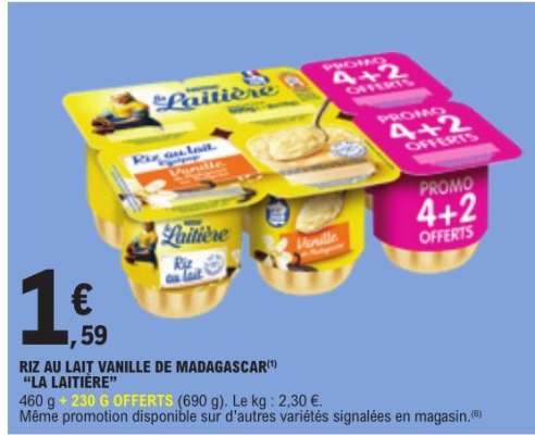 Riz au Lait Vanille de Madagascar "La Laitière"