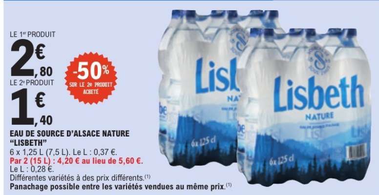 Eau de Source d'Alsace Nature 'Lisbeth'