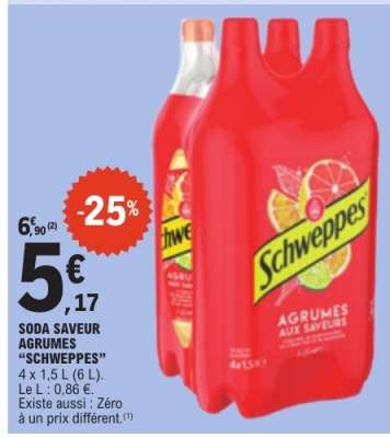 SODA SAVEUR AGRUMES 'SCHWEPPES'