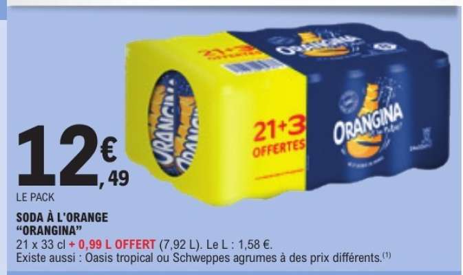 Soda à l'orange 'Orangina'