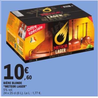 BIÈRE BLONDE “METEOR LAGER”