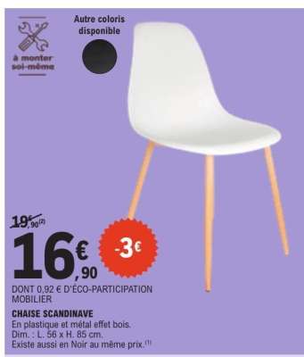 CHAISE SCANDINAVE