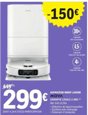Aspirateur Robot Laveur MOVA