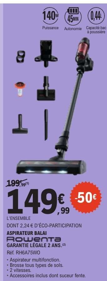 Aspirateur Balai