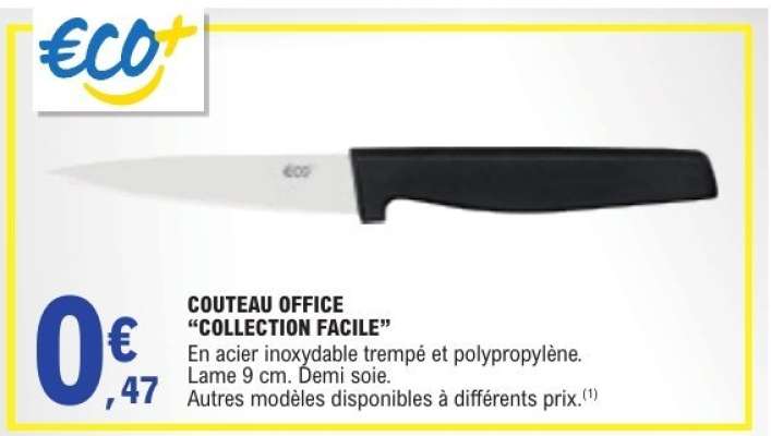 COUTEAU OFFICE "COLLECTION FACILE"