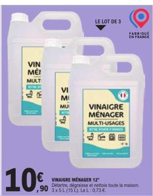 VINAIGRE MÉNAGER 12°