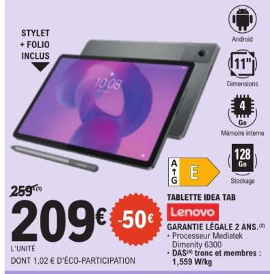 TABLETTE IDEA TAB Lenovo