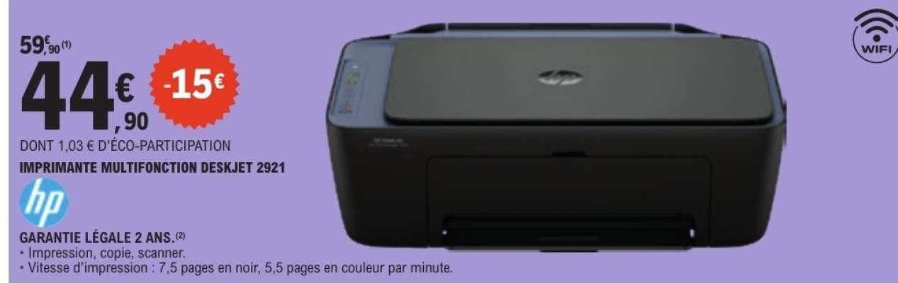 IMPRIMANTE MULTIFONCTION DESKJET 2321